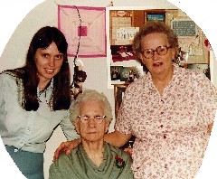 Sally Sayger, Della Dorrough, Joy Sayger